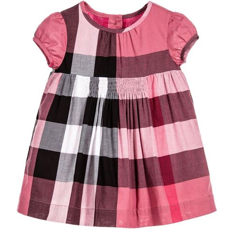 baby girl pink burberry dress|baby girl Burberry dress sale.